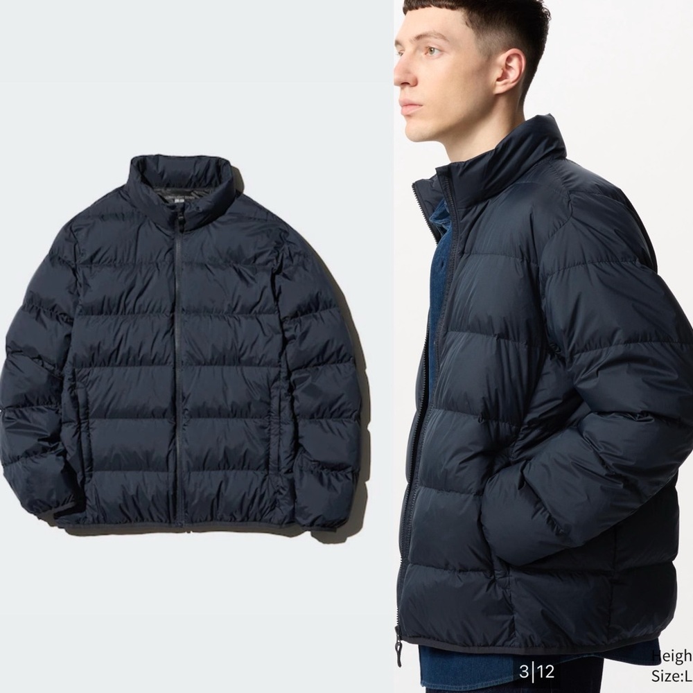 Uniqlo Ultra Light Down Jacket Unisex Size L EUC